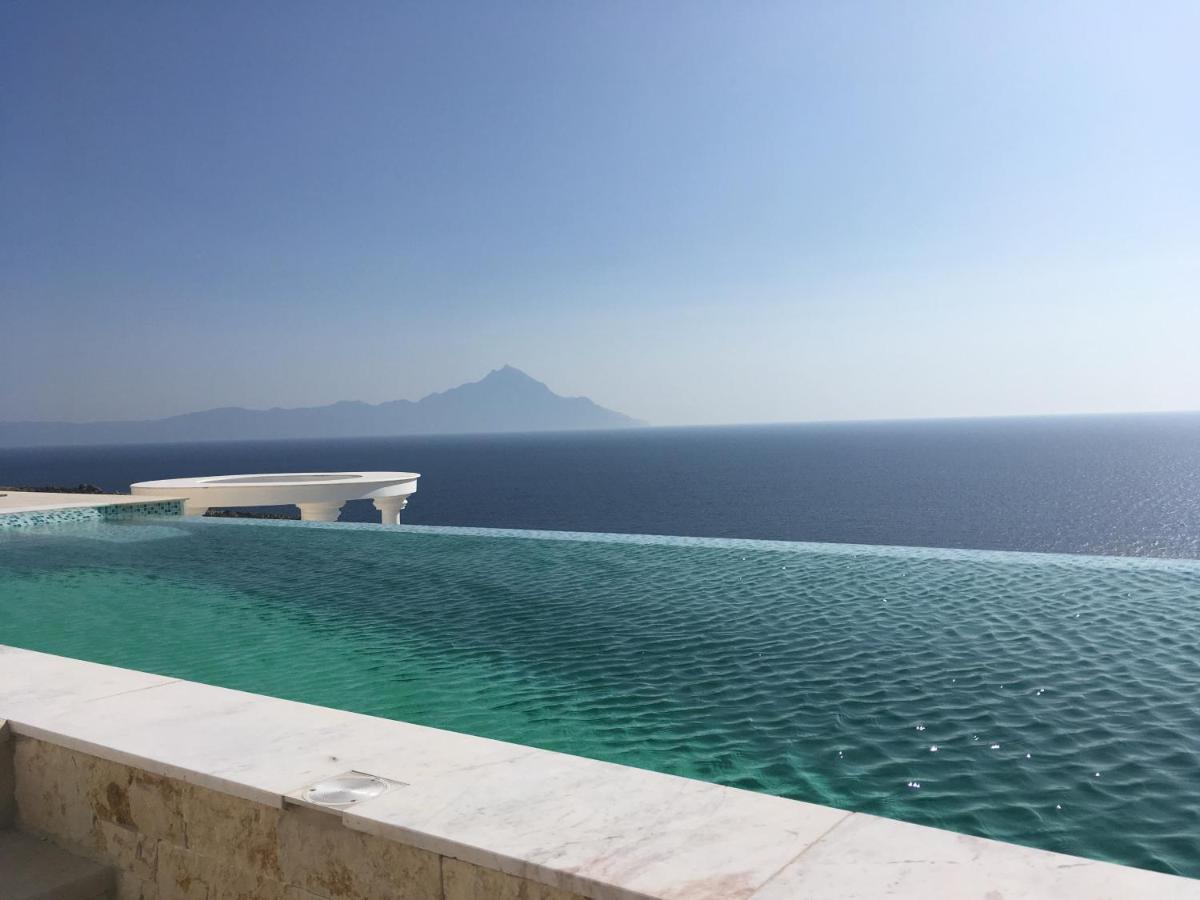 Villa Ulyana Kriaritsi - Athos Sea View & Spa Exterior foto