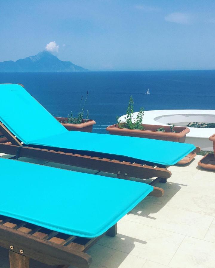 Villa Ulyana Kriaritsi - Athos Sea View & Spa Exterior foto