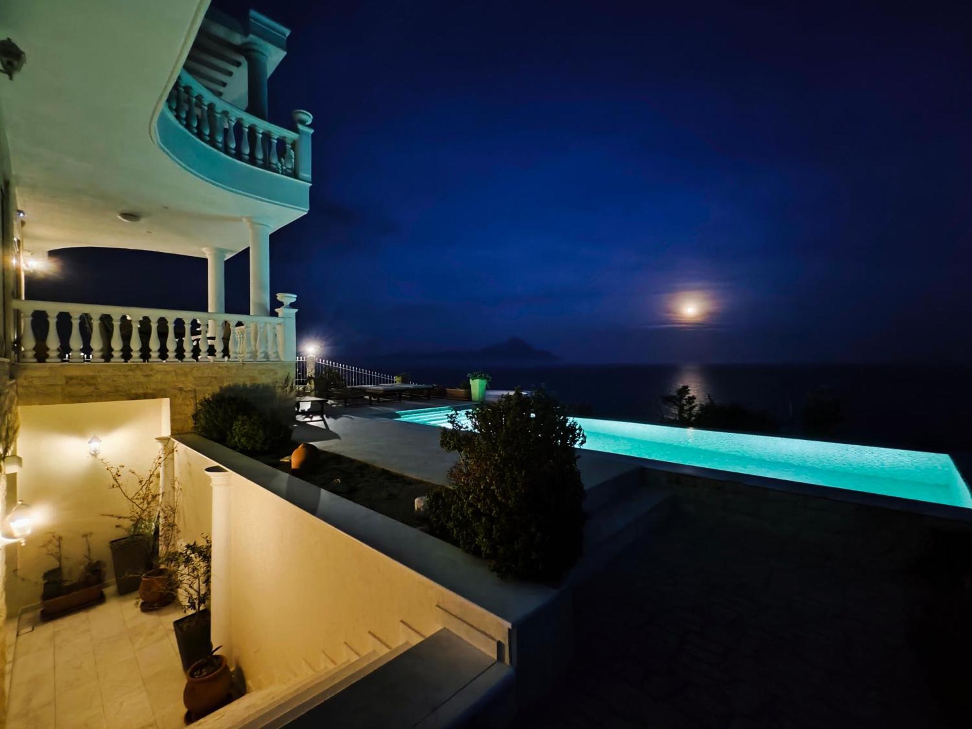 Villa Ulyana Kriaritsi - Athos Sea View & Spa Exterior foto