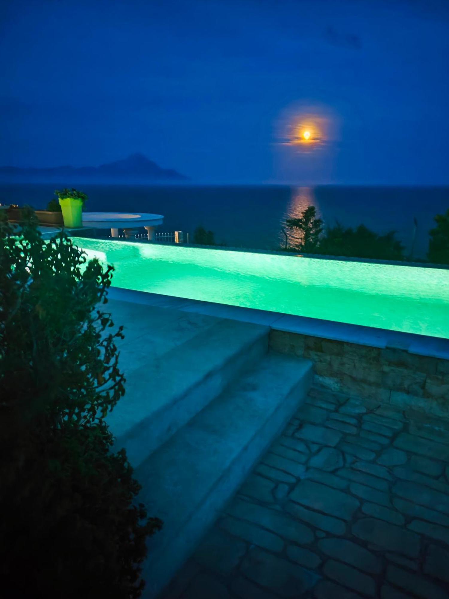 Villa Ulyana Kriaritsi - Athos Sea View & Spa Exterior foto