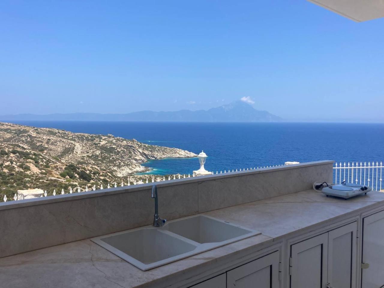 Villa Ulyana Kriaritsi - Athos Sea View & Spa Exterior foto
